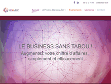 Tablet Screenshot of new-biz.fr